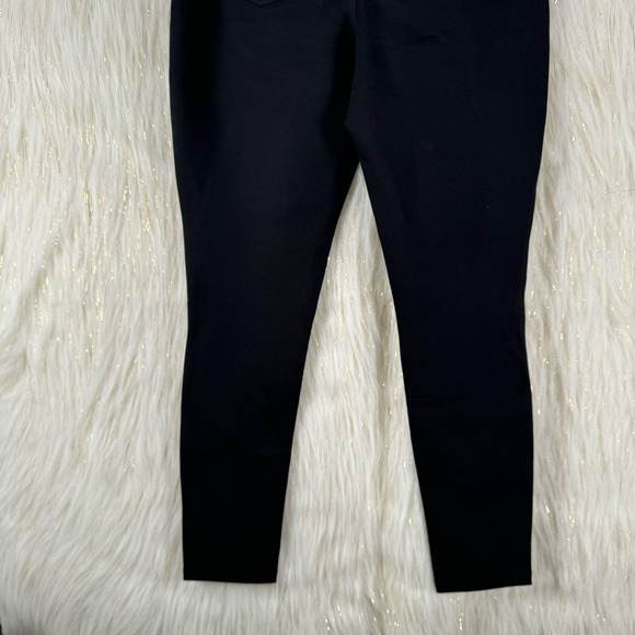 J.Crew Mercantile Womens Skinny Pants Black Pull On Mid Rise Stretch Pockets 8 - Picture 6 of 10